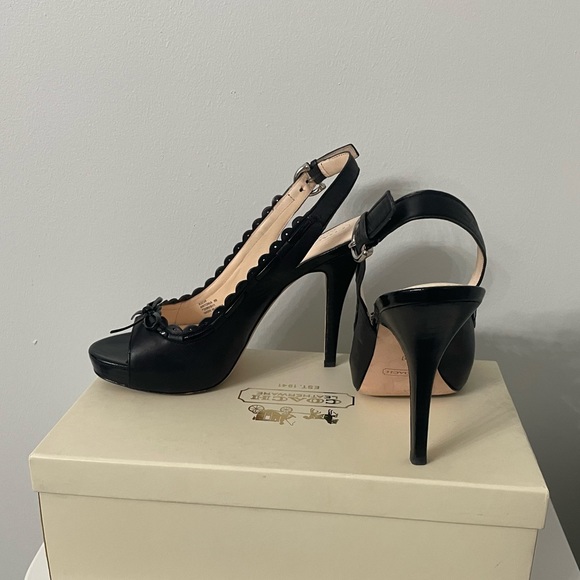 Black Coach Heels - Picture 6 of 10